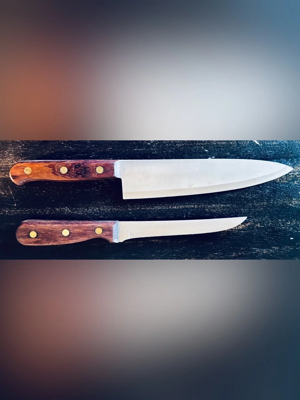 Vintage Rogers High Carbon Stainless 2 Piece Knife Set 13